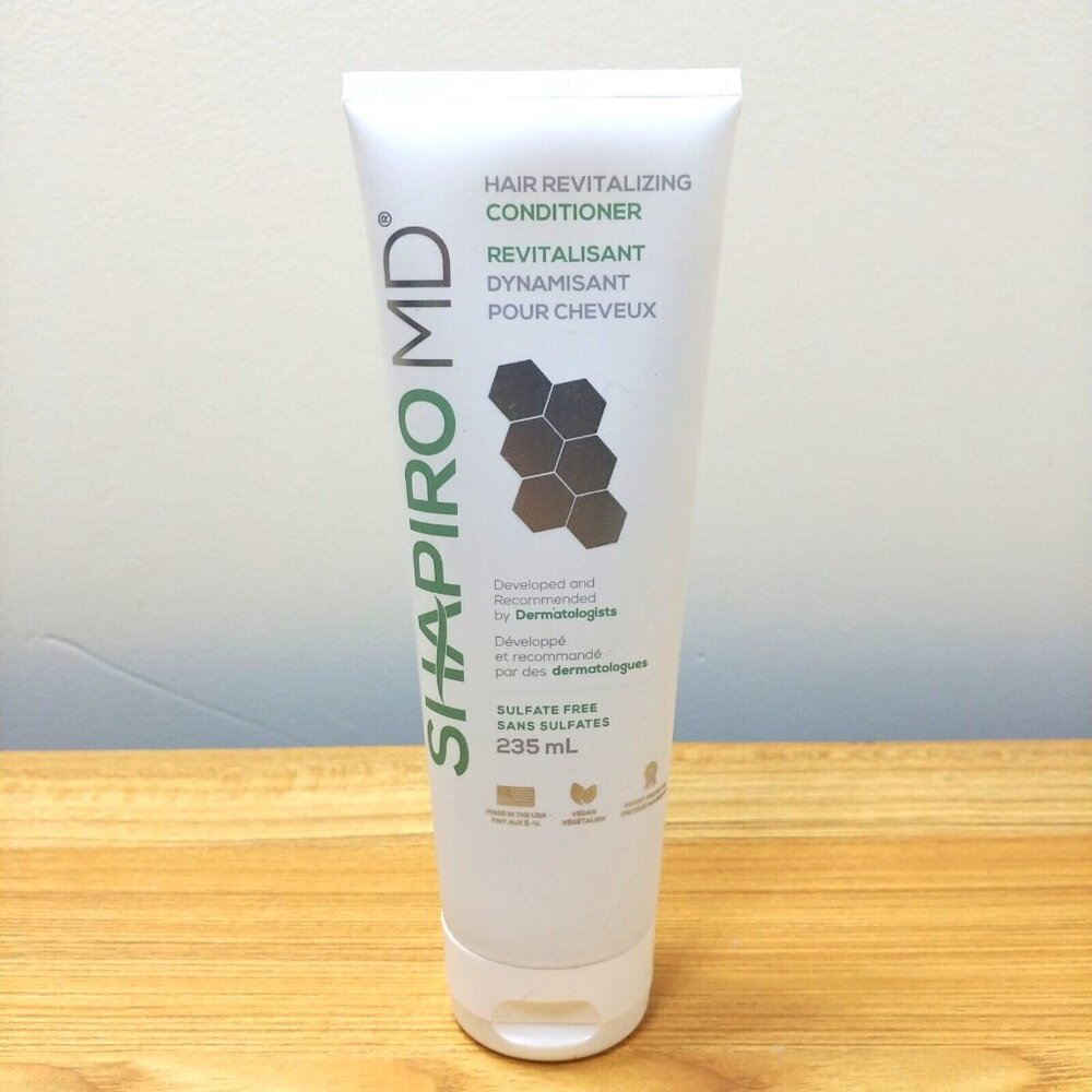 NWT Shapiro MD‎ Hair Revitalizing Conditioner 235 mL Sulfate Free Vegan USA Made
